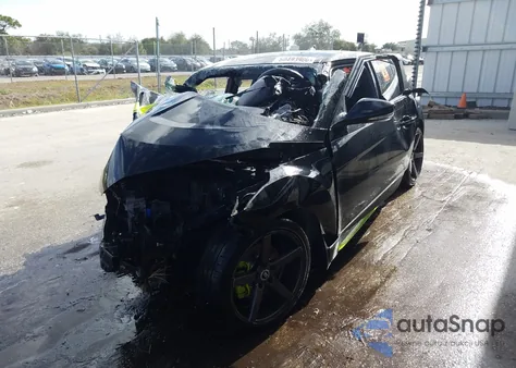 2016 Hyundai Veloster Turbo from USA, damaged, VIN KMHTC6AE4GU258201